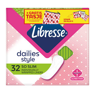 Libresse Dailies Style So Slim Inlegkruisjes 32ST