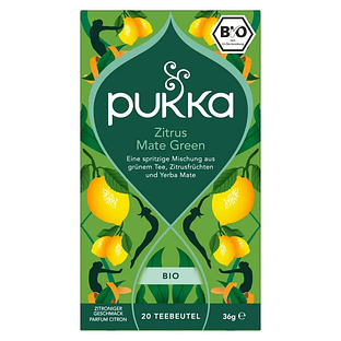 Pukka Thee Citrus Yerba Green 20ZK