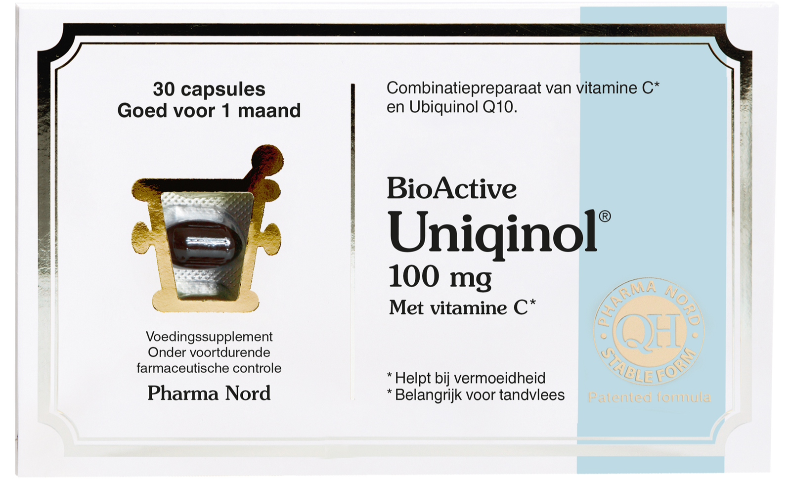 Pharma Nord BioActive Q10 Uniqinol 100mg Capsules 30CP