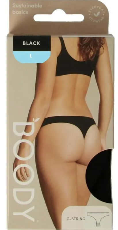 Boody G-string Zwart L