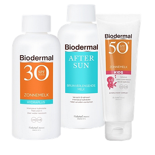 Biodermal Zon Familie Pakket Zonnemelk 3ST