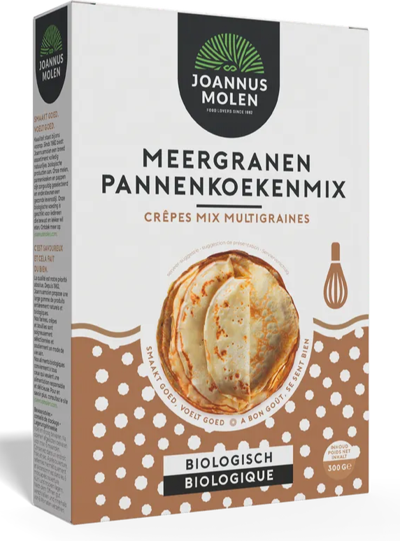Joannusmolen Pannenkoekmeel Meergranen afbeelding 1