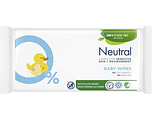 Neutral 0% Baby Wipes 52ST