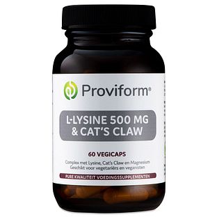 Proviform L-Lysine 500mg & Cat's Claw Vegicaps 60VCP