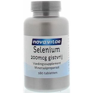 Nova Vitae Selenium 200mcg Capsules 180VCP