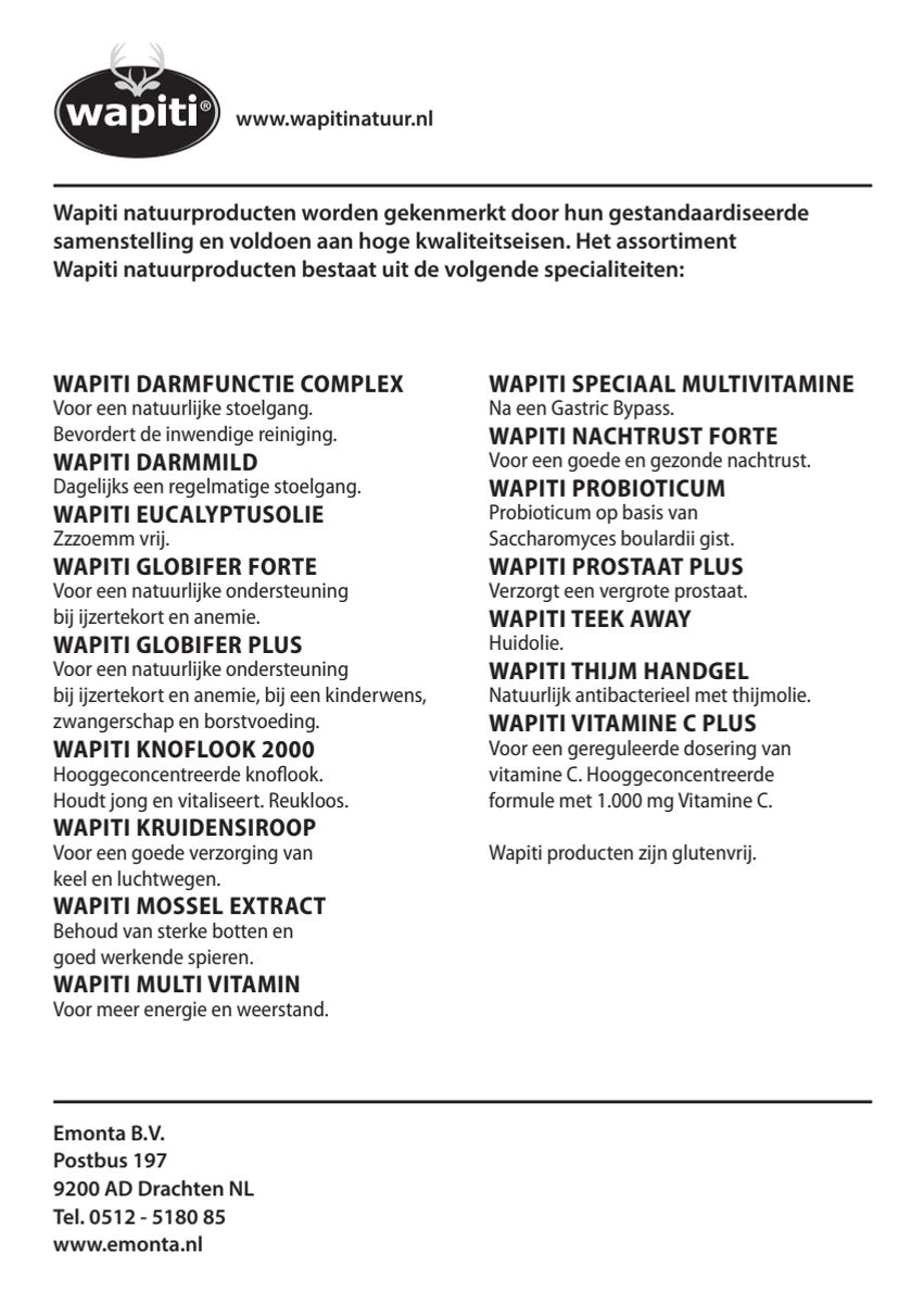 Vitamine C Plus Tabletten afbeelding van document #2, instructions
