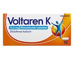 Voltaren K 12,5 mg pijnstiller Filmomhulde Tabletten Diclofenac-Kalium 10TB