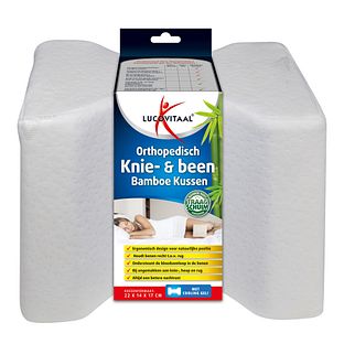Lucovitaal Orthopedisch Knie & Been Bamboe Kussen 1ST