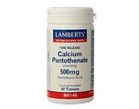 Lamberts Calcium Pantothenaat  500 mg Time Release Tabletten 60TB