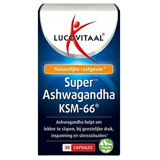 Lucovitaal Super Ashwagandha KSM-66 Capsules 30CP