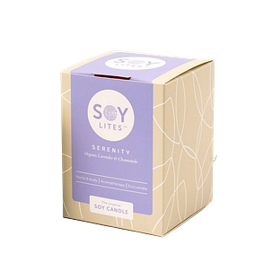 Soylites Soycandle Serenity - Organic Lavender & Chamomile 70ML