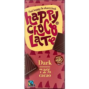 Happy Chocolate Dark 72% Cacao 85GR