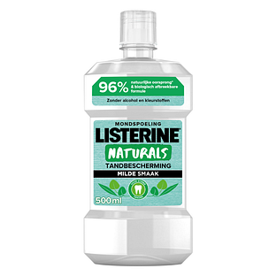 Listerine Naturals Tandbescherming Mondspoeling 500ML Listerine Naturals Tandbescherming Mondspoeling 500ML