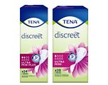 TENA Discreet Ultra Mini + Mini Plus Inlegkruisjes Combiverpakking 28ST+24ST