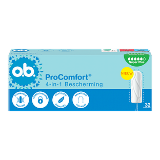 OB ProComfort Advanced Tampons Super Plus 32ST OB ProComfort Advanced Tampons Super Plus 32ST