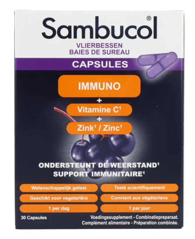 Sambucol Immuno Capsules afbeelding