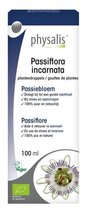 Physalis Passiflora Incarnata Plantendruppels Bio afbeelding