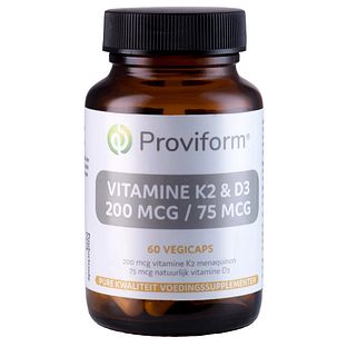 Proviform K2 200mcg & D3 75mcg Capsules 60VCP