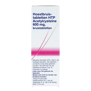 Healthypharm Acetylcysteine Bruistabletten 600mg 10ST