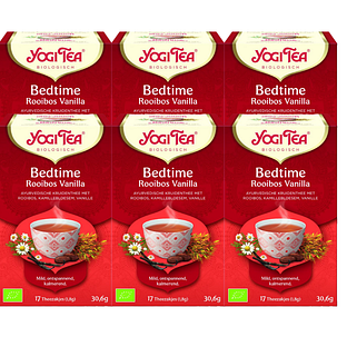 Yogi Tea Bedtime Rooibos Vanilla Voordeelverpakking 6x17ST