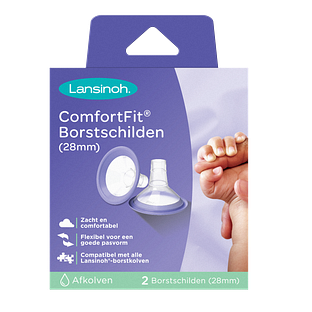 Lansinoh Comfort Fit 28mm Borstschild 2ST