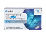 Sanias Ibuprofen (als Lysine) Sanias 400mg Tabletten 20TB