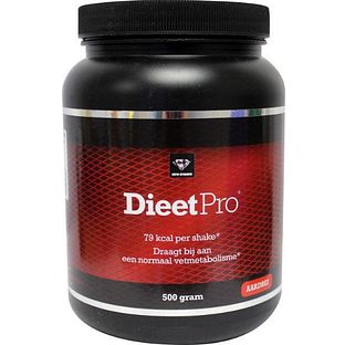 DieetPro Shake - Aardbei 500GR DieetPro Shake - Aardbei 500GR