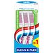 Aquafresh Clean & Flex Tandenborstel Hard - 2+1 gratis in 100% plasticvrije verpakking 3ST