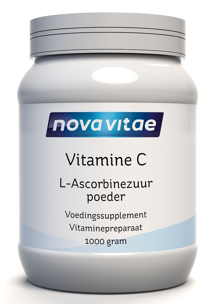 Nova Vitae Vitamine C L-Ascorbinezuur Poeder 1000GR