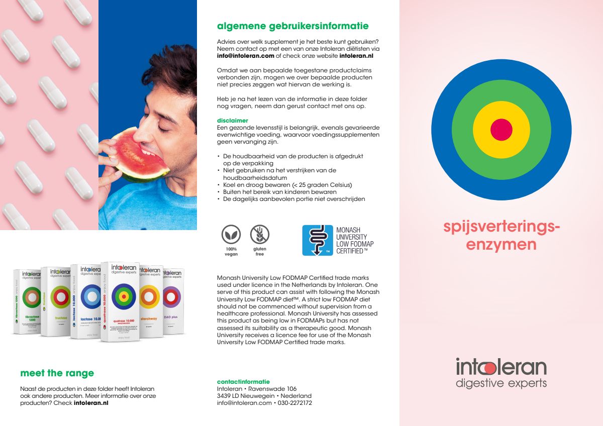 Fructase Capsules afbeelding van document #1, instructions