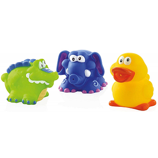 Nuby Zwemmende Badfiguren Set van 3 stuks 1ST