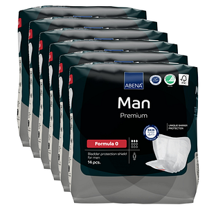 ABENA Man Premium Formula 0 Inlegverband - Multiverpakking 6x14ST