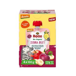 Holle Knijpfruit Zebra Beet Multipack Bio 4ST