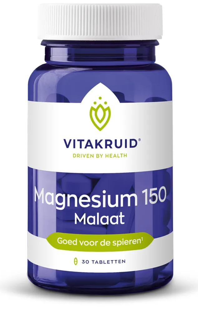 Vitakruid Magnesium 150 Malaat Tabletten 30TB