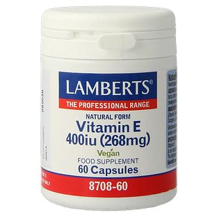 Lamberts Vitamine E 400ie Capsules 60VCP