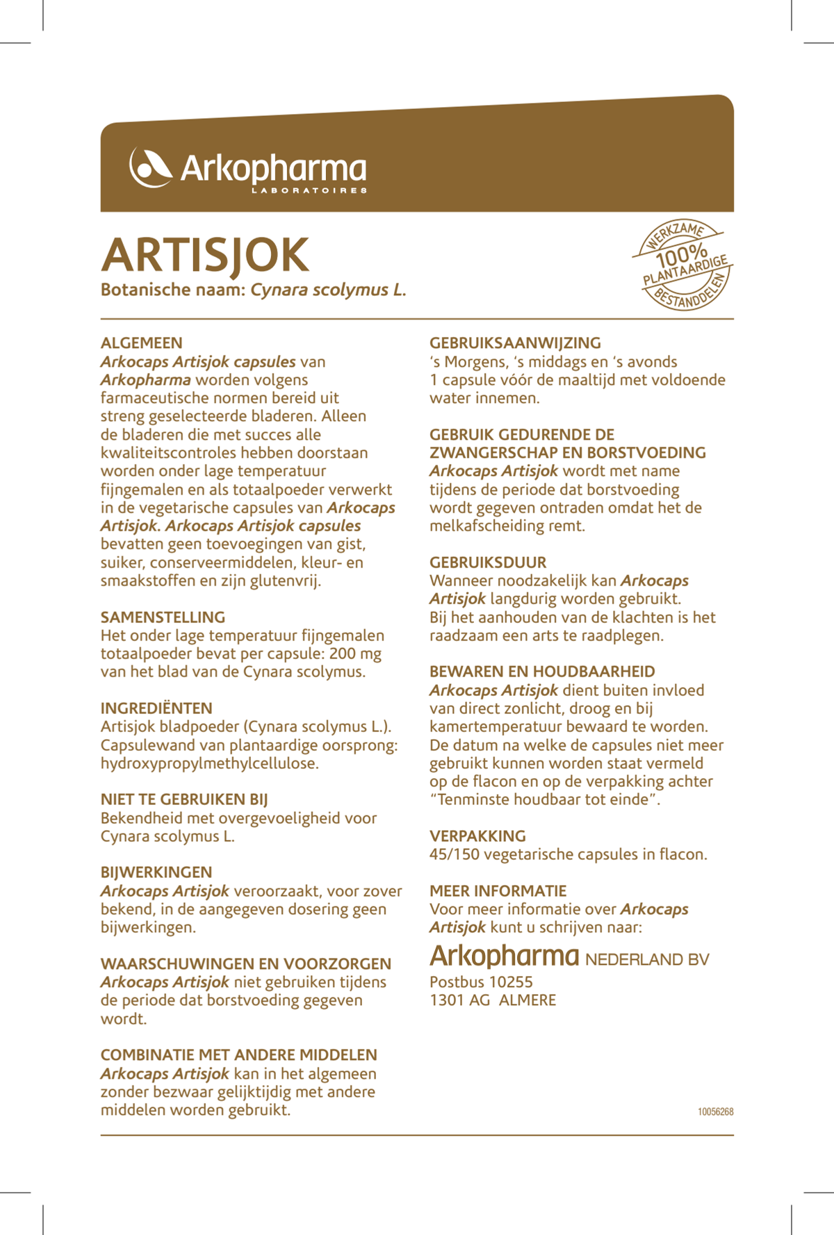 Artisjok Capsules afbeelding van document #1, instructions