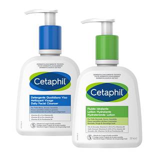 Cetaphil Daily Facial Cleanser + Moisturizing Lotion Combi 2ST Cetaphil Daily Facial Cleanser + Moisturizing Lotion Combi 2ST