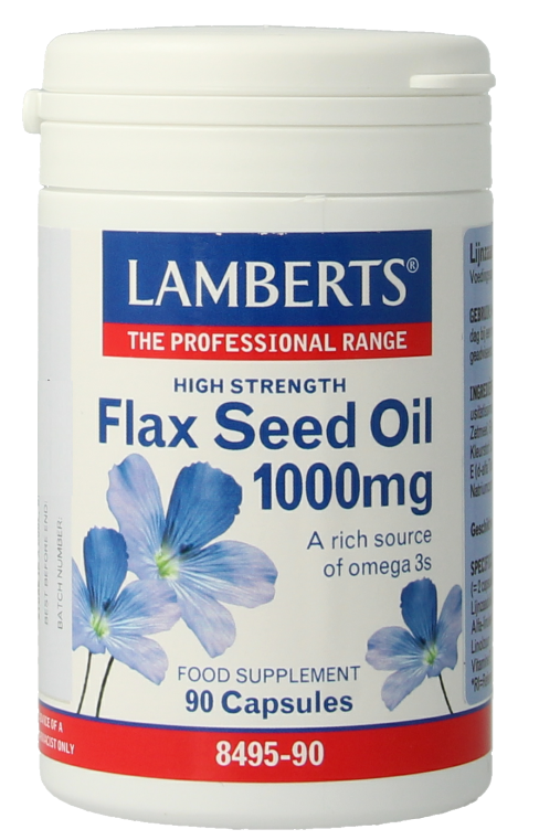 Lamberts Lijnzaadolie 1000mg Vegacapsules 90VCP