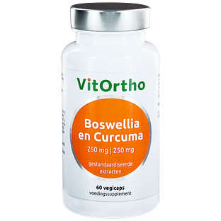 VitOrtho Boswellia en Curcuma Vegicaps 60CP VitOrtho Boswellia en Curcuma Vegicaps 60CP