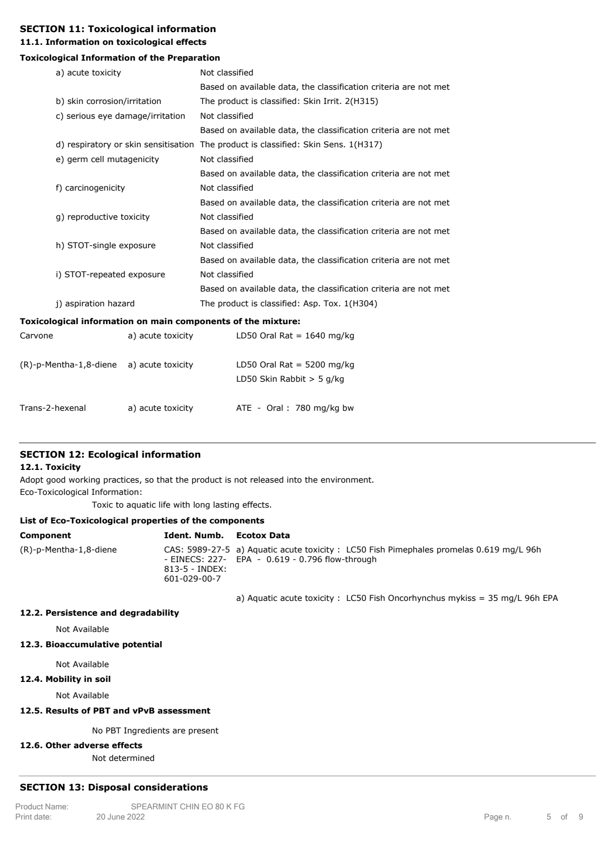 Essentiële Olie Kruizemunt afbeelding van document #5, label