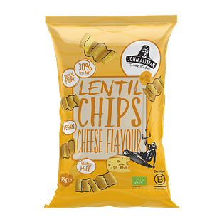 John Altman Lentil Chips Cheese Flavour Bio 75GR