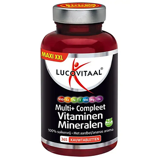 Lucovitaal Multi+ Compleet Vitaminen Mineralen Kauwtabletten 365KTB