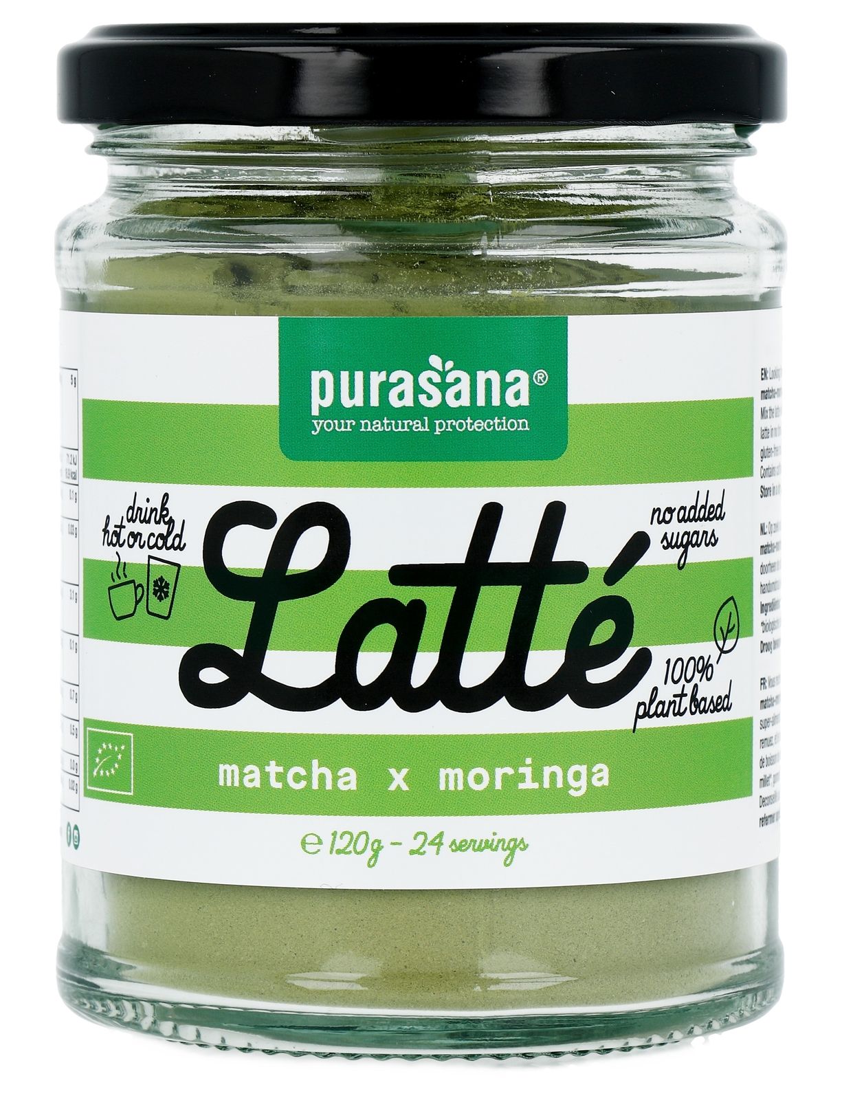 Purasana Latté Matcha & Moringa 120GR
