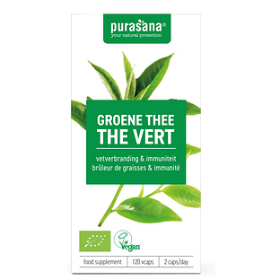 Purasana Groene Thee Capsules 120VCP