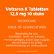 Voltaren K 12,5 mg pijnstiller Filmomhulde Tabletten Diclofenac-Kalium 10TB