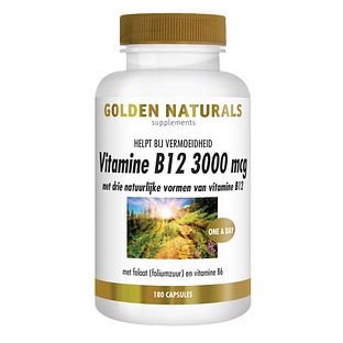 Golden Naturals Vitamine B12 Zuigtabletten 120TB