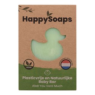HappySoaps Baby & Kids Aloe Vera Bar 80GR HappySoaps Baby & Kids Aloe Vera Bar 80GR