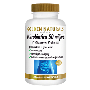 Golden Naturals Microbiotica 50 Miljard Capsules 60VCP