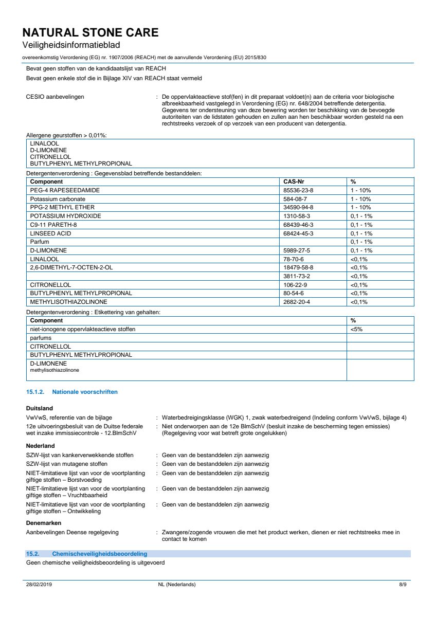 Natural Stone Care Natuursteen Reiniger afbeelding van document #8, info_folder