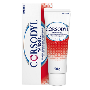 Corsodyl Tandgel - voor het doelgericht voorkomen van tandvlees ontsteking 50GR